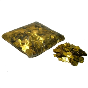 Metal Confetti Gold 17x17mm
